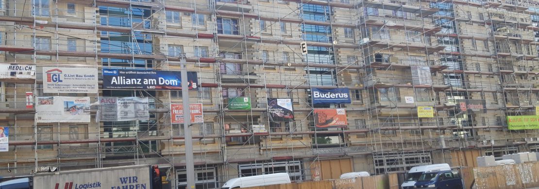 Neubau eines Wohn- und Geschäftshaus in Magdeburg mit über 70 Bäder.