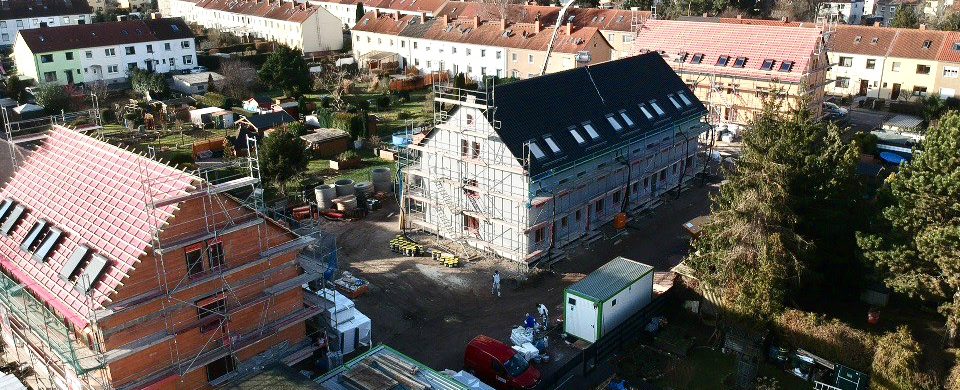 Neubau 12 Reihenhäuser in Magdeburg