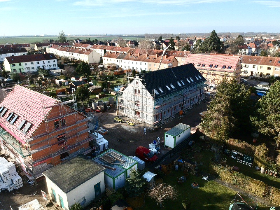 Neubau 12 Reihenhäuser in Magdeburg